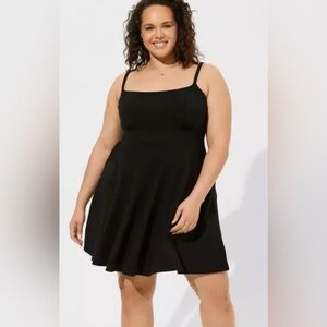 Women's Black Skater Dress